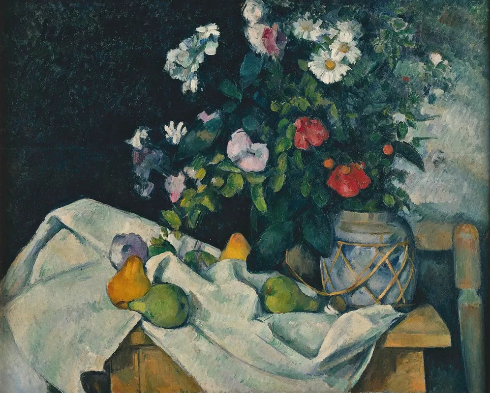 Still Life With Flowers And Fruit 16