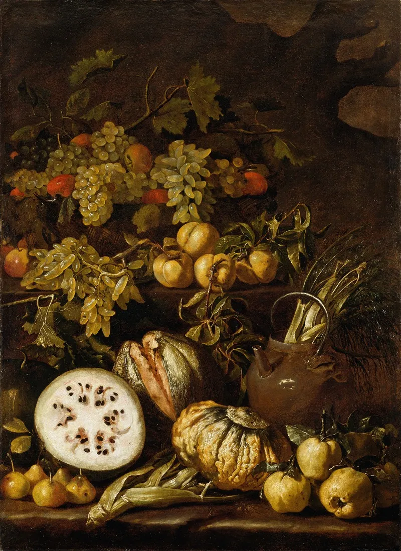 Still Life With Fruit 10 Wall Art by Pietro Paolo Bonzi - High-Resolution Digital Print