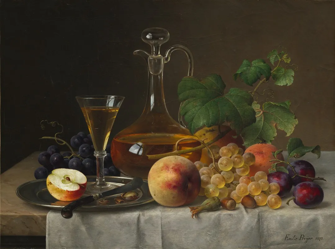 Still Life With Fruit 13 Wall Art by Emilie Preyer - High-Resolution Digital Print