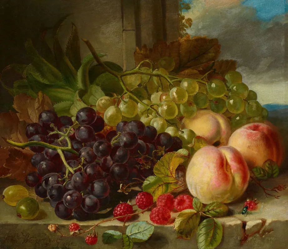 Still Life With Fruit 14 Wall Art by John Wainewright - High-Resolution Digital Print