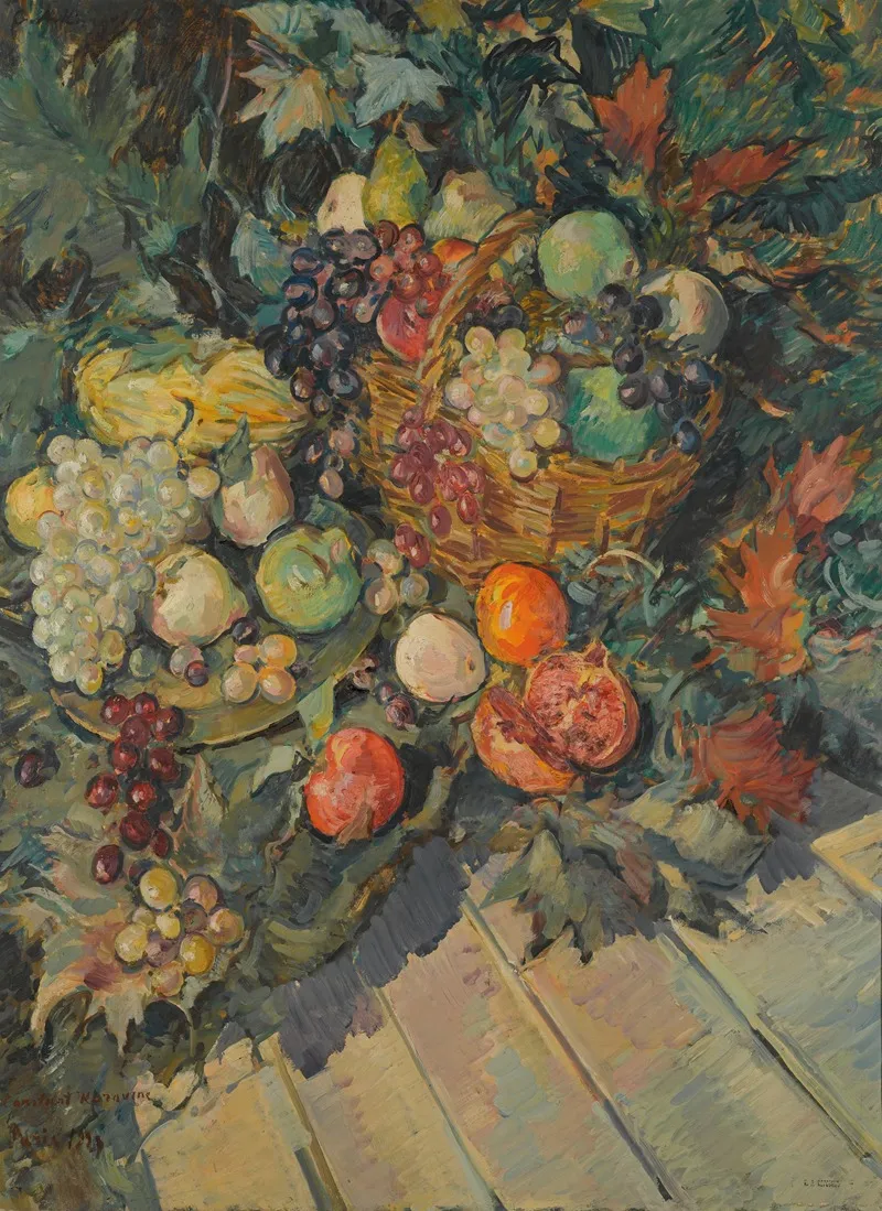 Still Life With Fruit 22 Wall Art by Konstantin Alexeevich Korovin - High-Resolution Digital Print