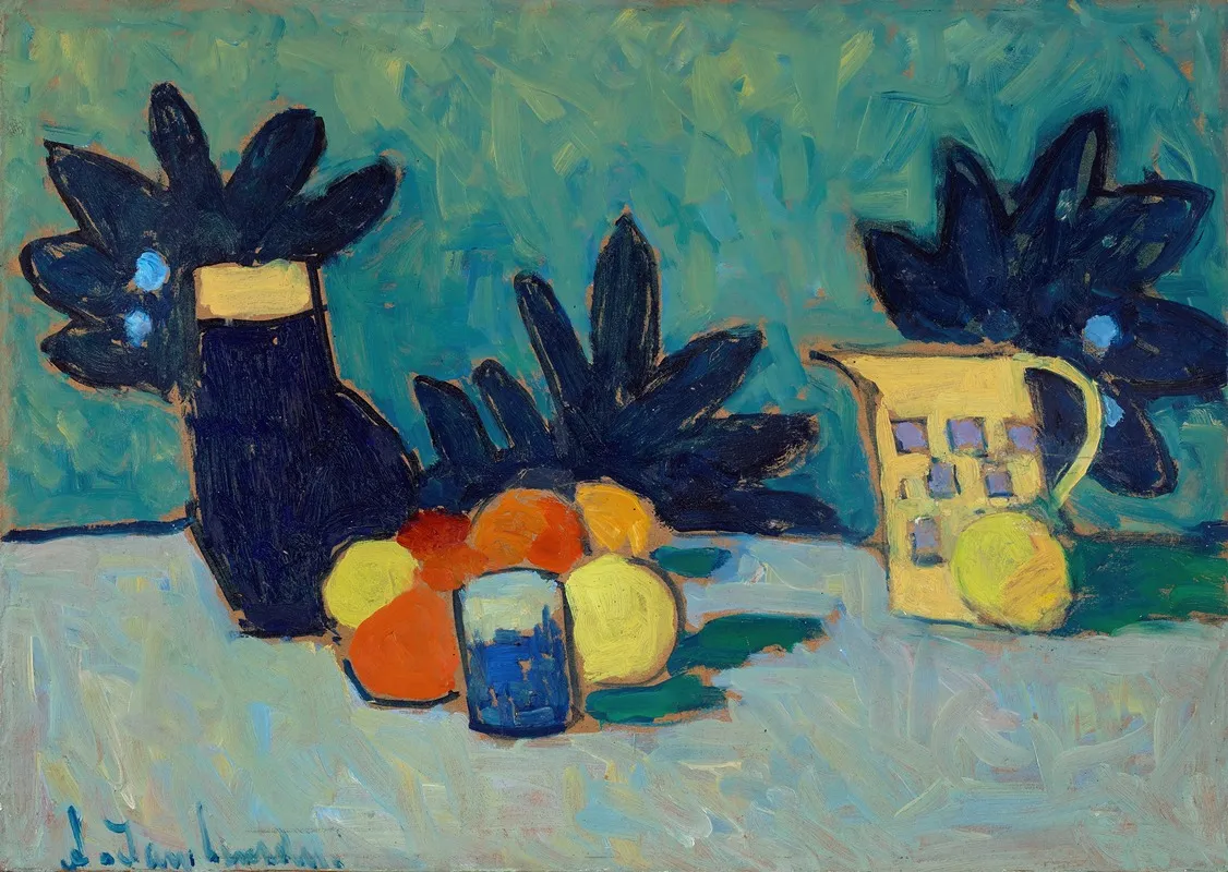 Still Life With Fruit 2 Wall Art by Alexej von Jawlensky - High-Resolution Digital Print