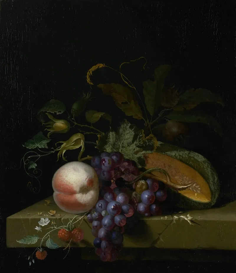 Still Life With Fruit 31 Wall Art by Pieter Gallis - High-Resolution Digital Print