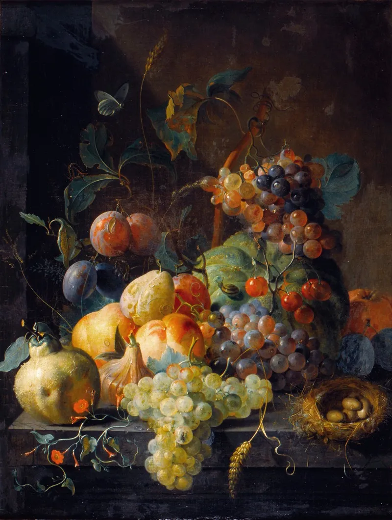 Still Life With Fruit 33 Wall Art by Coenraet Roepel - High-Resolution Digital Print