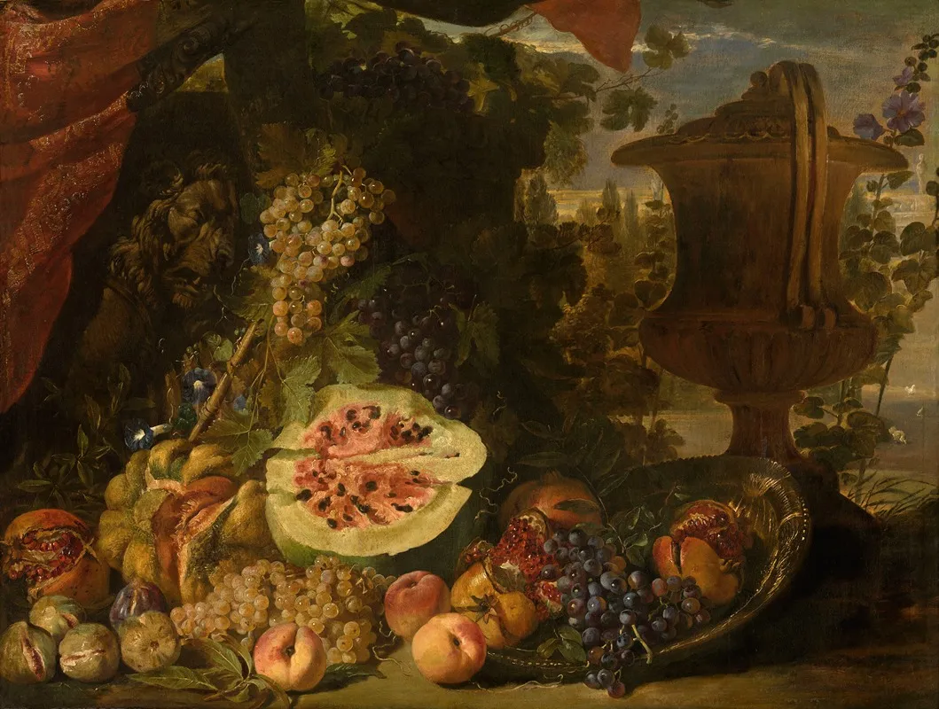 Still Life With Fruit 35 Wall Art by David de Coninck - High-Resolution Digital Print