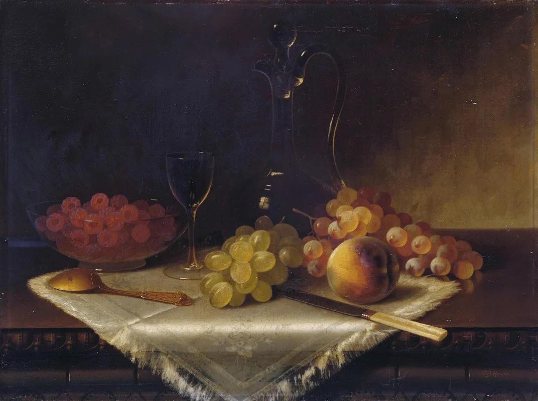 Still Life With Fruit 3 Wall Art by Carducius Plantagenet Ream - High-Resolution Digital Print