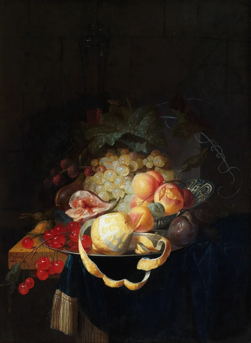 Still Life With Fruit 9 Wall Art by Johannes Hannot - High-Resolution Digital Print