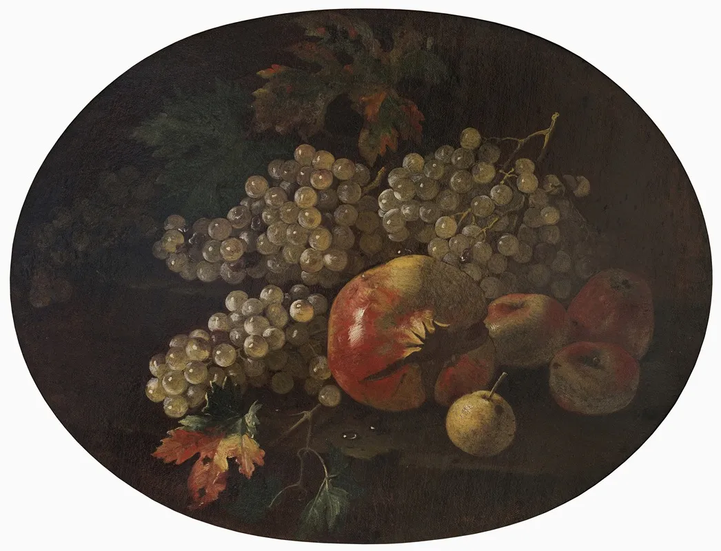 Still Life With Fruit Wall Art by Giovanni Paolo Spadino - High-Resolution Digital Print