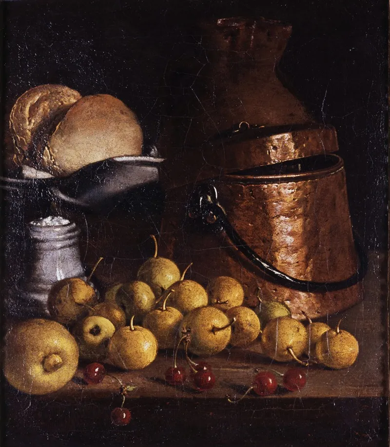 Still Life With Fruits And Cooking Utensils Wall Art by Luis Meléndez - High-Resolution Digital Print