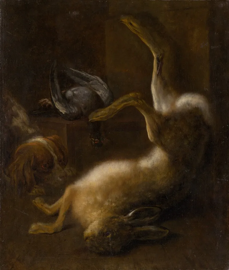 Still Life With Game 3 Wall Art by Jan Baptist Tijssens the Younger - High-Resolution Digital Print