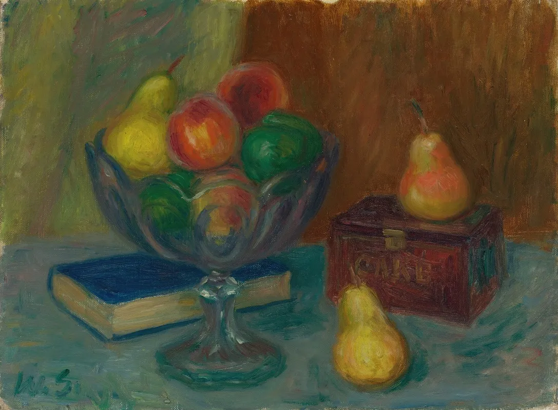 Still Life With Japan Box Wall Art by William James Glackens - High-Resolution Digital Print