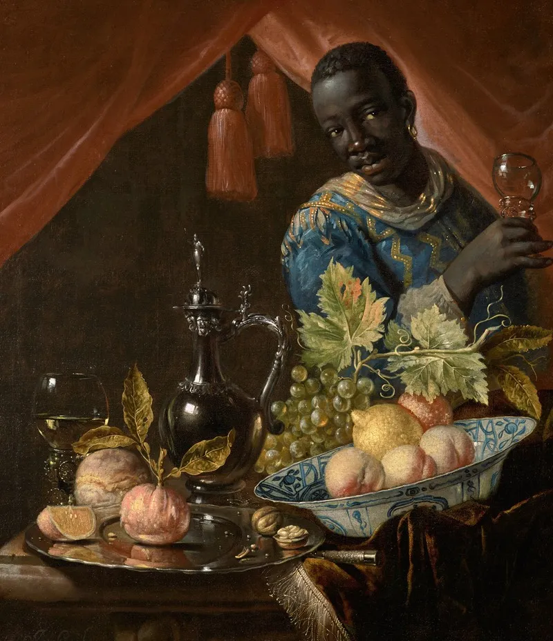 Still Life With Male Figure Wall Art by Juriaen van Streek - High-Resolution Digital Print