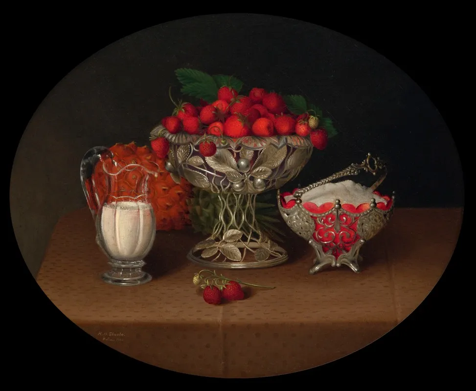 Still Life With Strawberries 4