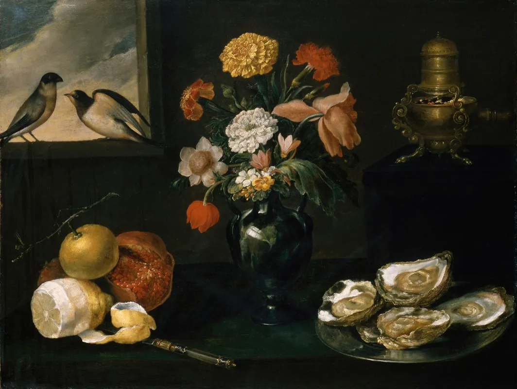 Still Life With The Four Elements Wall Art by Jacques Linard - High-Resolution Digital Print