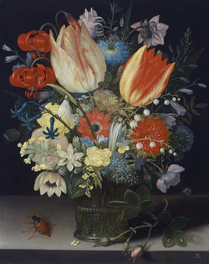 Still Life With Tulips 2 Wall Art by Peter Binoit - High-Resolution Digital Print