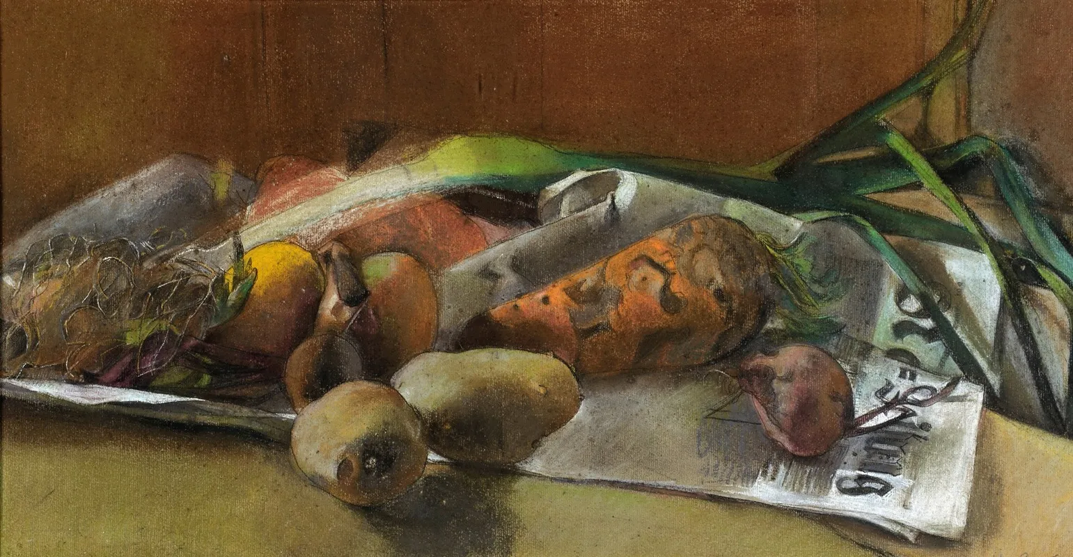 Still Life With Vegetables Wall Art by Werner Neuhaus - High-Resolution Digital Print