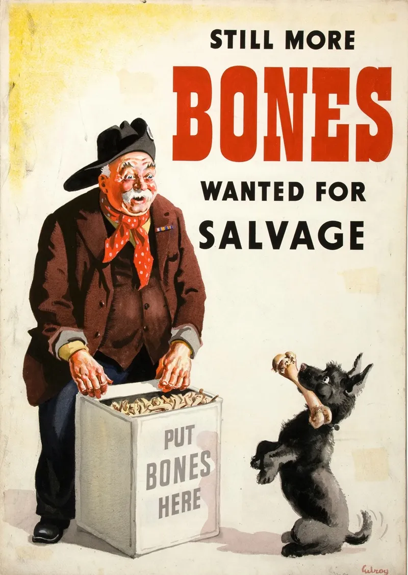 Still More Bones Wanted For Salvage Wall Art by John Gilroy - High-Resolution Digital Print