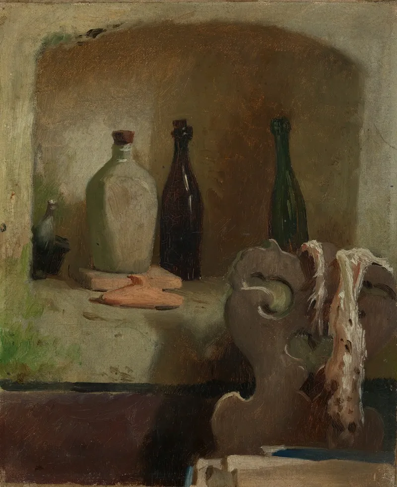 Stilleben Mit Flaschen Wall Art by Theodor Poeckh - High-Resolution Digital Print