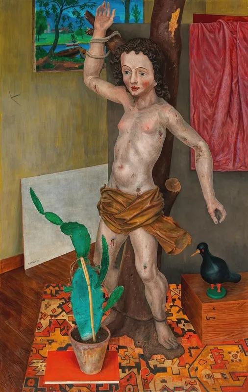 Stilleben Mit St Sebastian