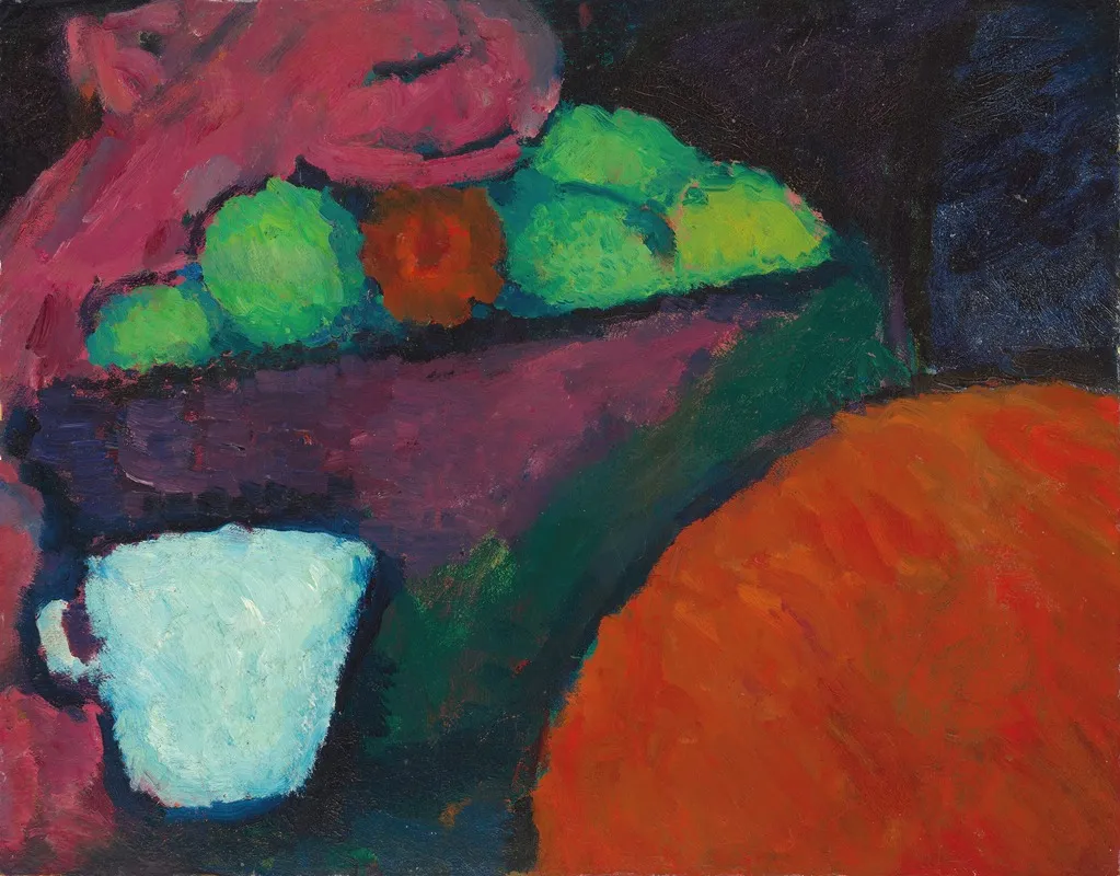 Stilleben Mit Tasse Wall Art by Alexej von Jawlensky - High-Resolution Digital Print