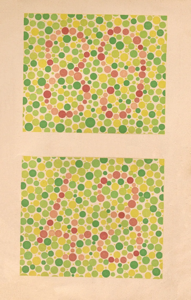 Stillings Pseudo Isochromatic Plates For Testing Color Perception Pl 03 Wall Art by Jakob Stilling - High-Resolution Digital Print