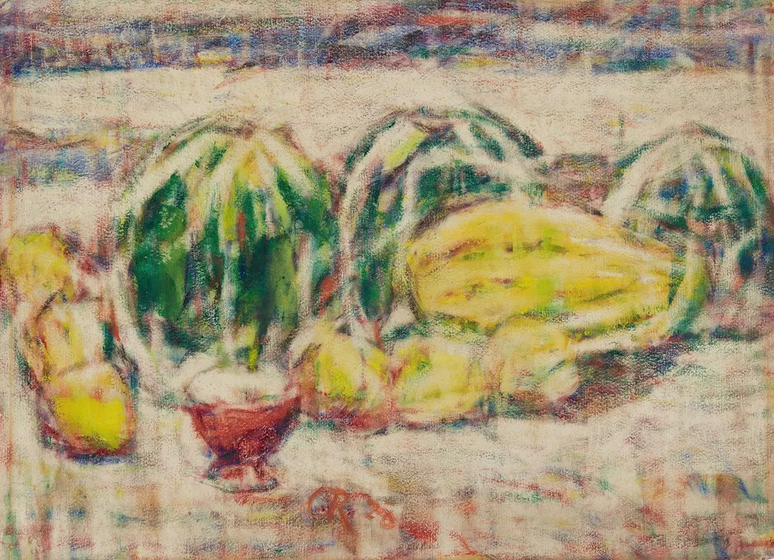 Stillleben Mit Melone
