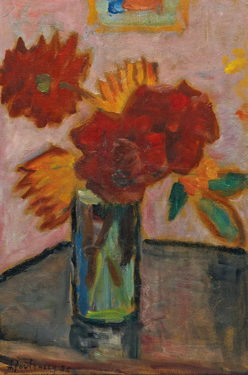 Stillleben Still Life With Flowers Wall Art by Alexej von Jawlensky - High-Resolution Digital Print