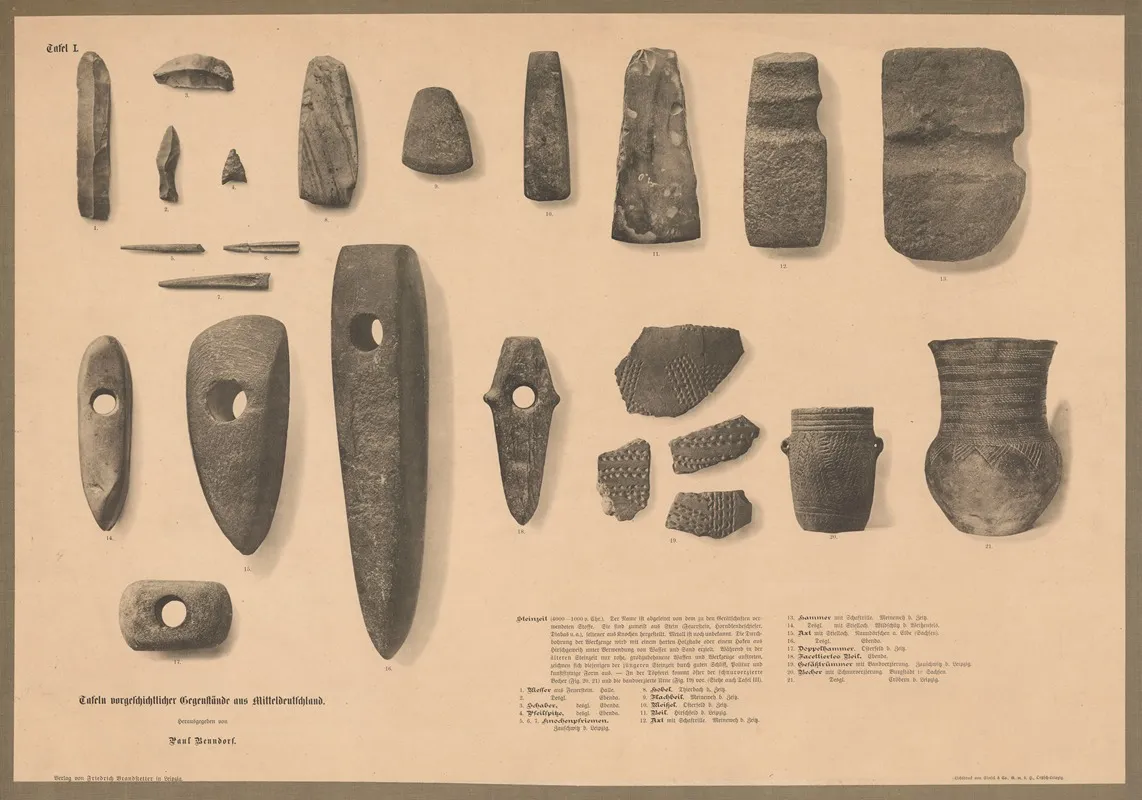 Stone Age Wall Art by Paul Benndorf - High-Resolution Digital Print