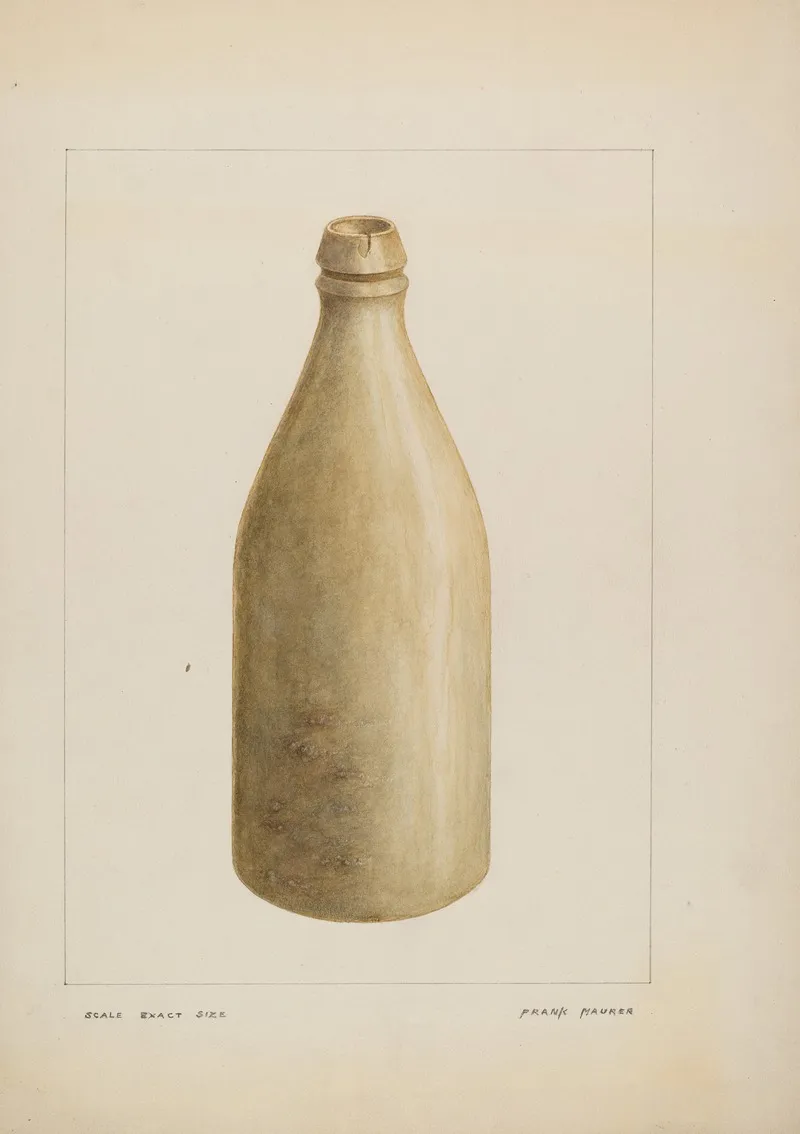 Stone Bottle 2 Wall Art by Frank Maurer - High-Resolution Digital Print