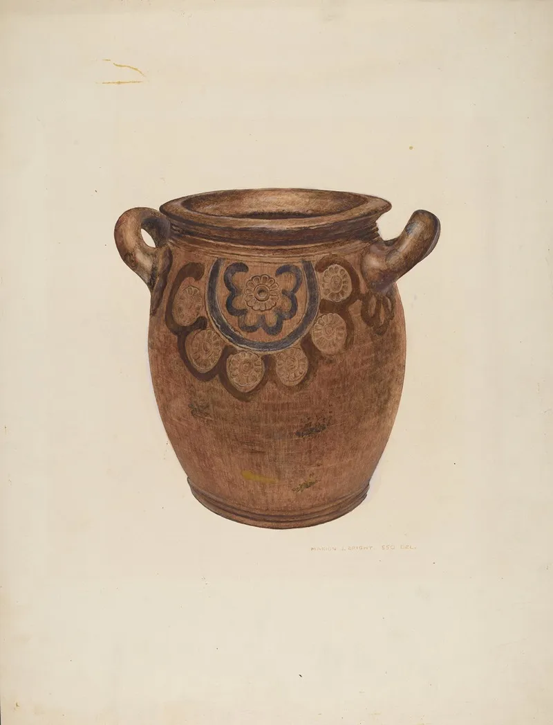 Stone Jar 2 Wall Art by Marin J. Bright - High-Resolution Digital Print