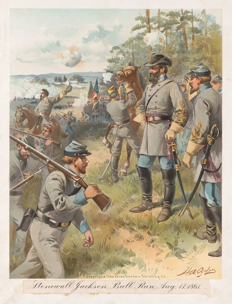 Stonewall Jackson Bull Run Aug 17 1861 2