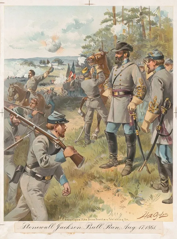 Stonewall Jackson Bull Run Aug 17 1861