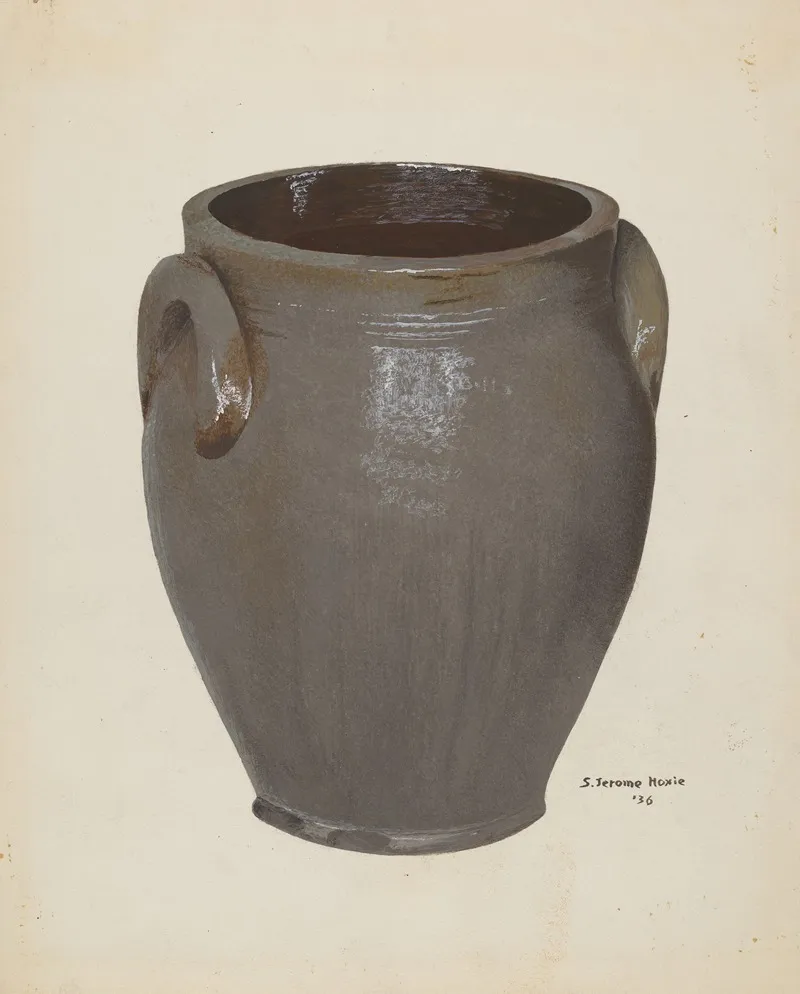 Stoneware Crock 7