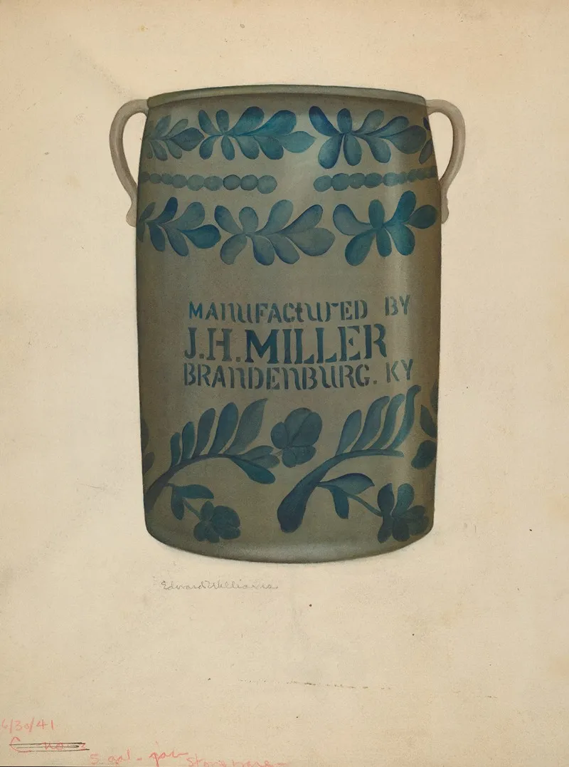 Stoneware Jar 25