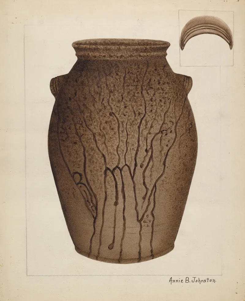 Stoneware Jar 8