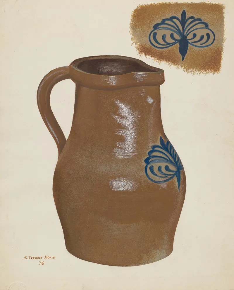 Stoneware Pitcher 3