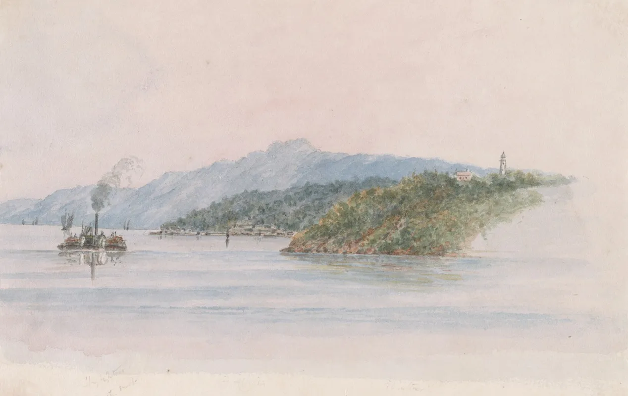Stony Point Near Gibraltar On The Hudson River U S July 24th 1846