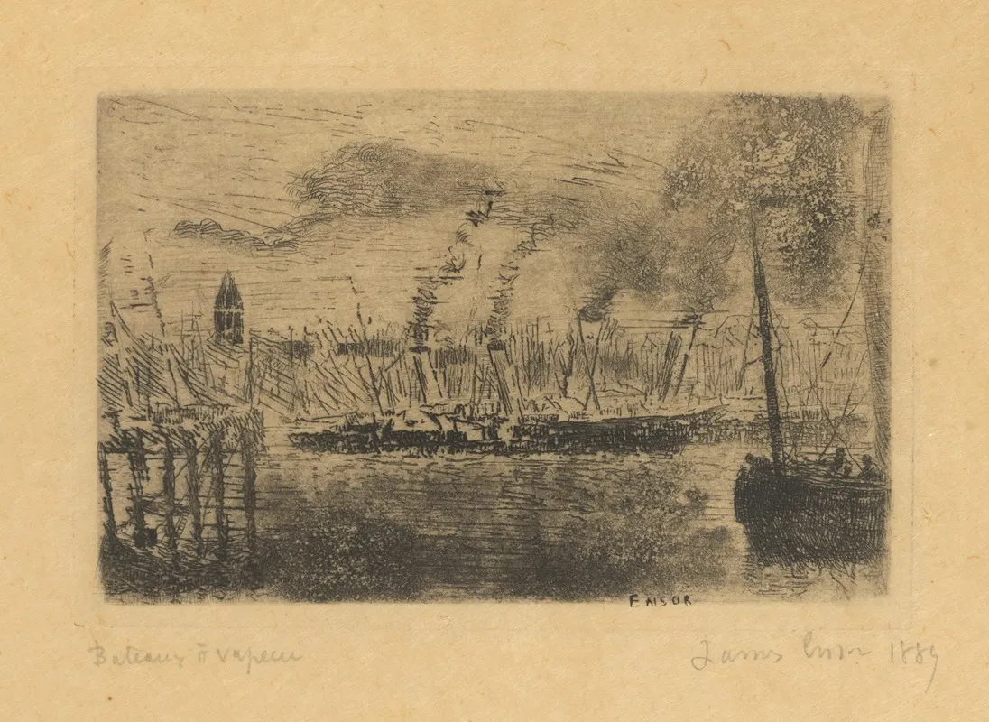 Stoomboten Mailboot Princesse Josephine