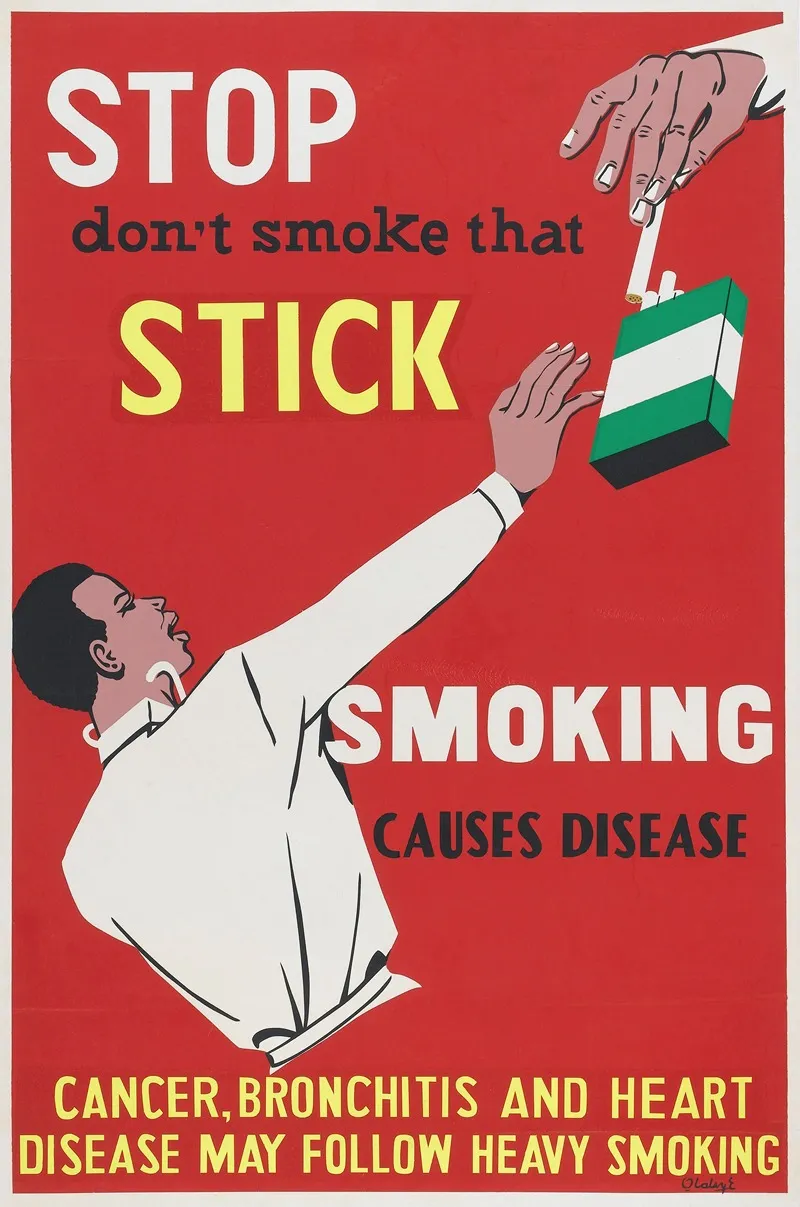 Stop Dont Smoke That Stick Wall Art by Anonymous - High-Resolution Digital Print