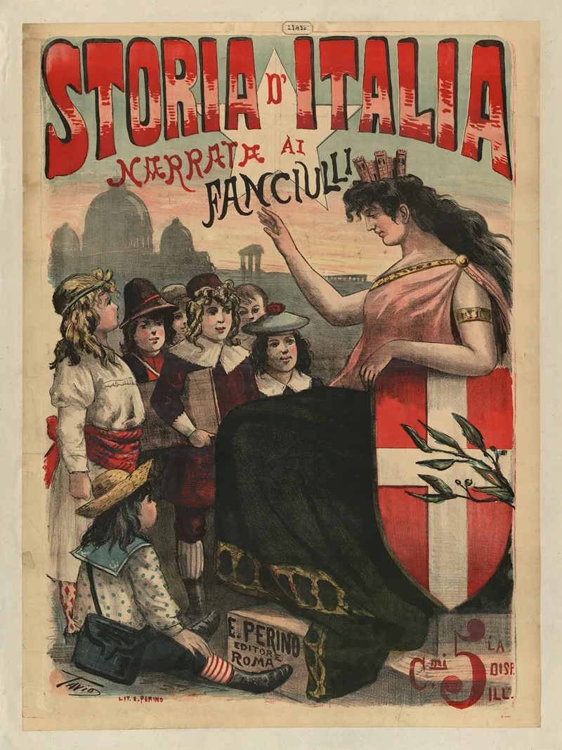 Storia Ditalia Narrata Al Fanciulli 2 Wall Art by Ottavio Rodella Tavio - High-Resolution Digital Print