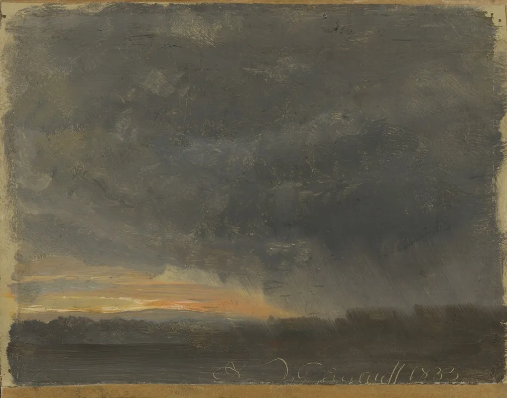 Storm Clouds With Rain