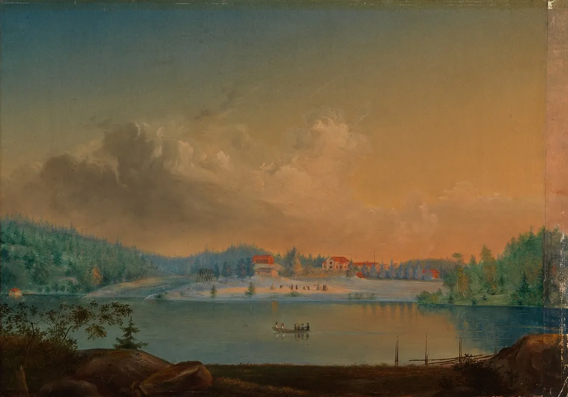 Storms Or Degervik Crown Office Building In Kirkkonummi Wall Art by Werner Holmberg - High-Resolution Digital Print