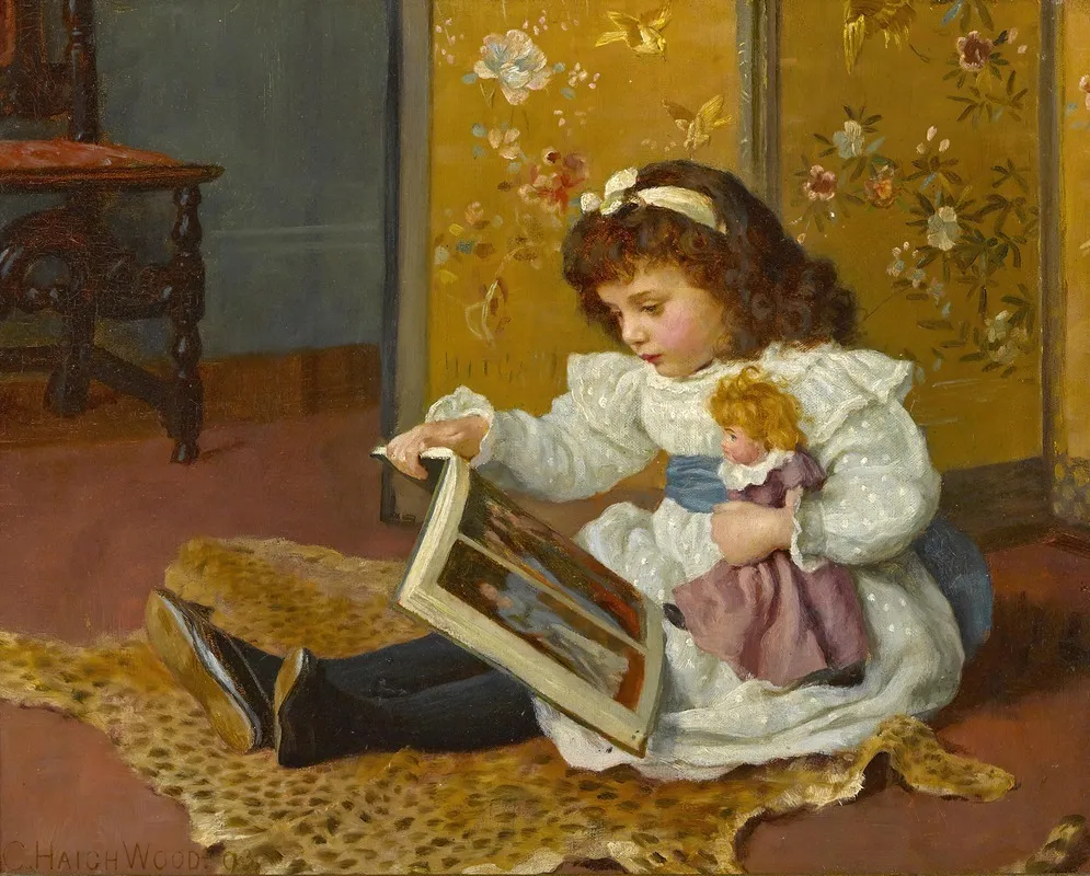 Storytime Wall Art by Charles Haigh-Wood - High-Resolution Digital Print