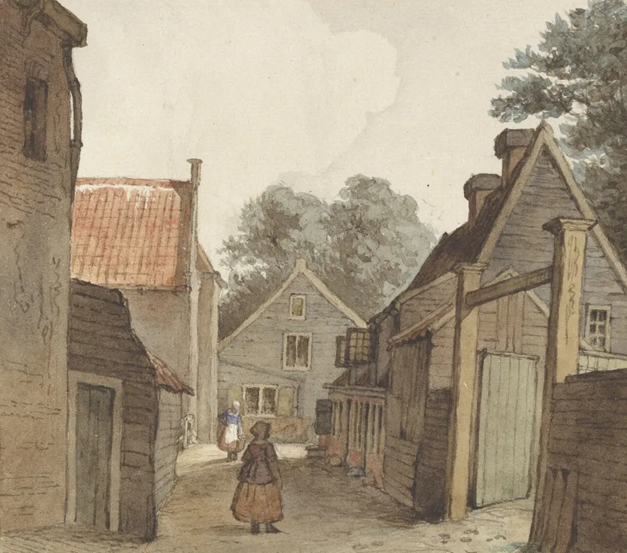 Straat Bij De Manege