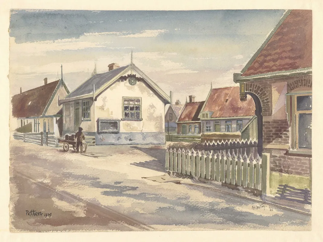 Straat Te Petten Wall Art by Maarten Oortwijn - High-Resolution Digital Print