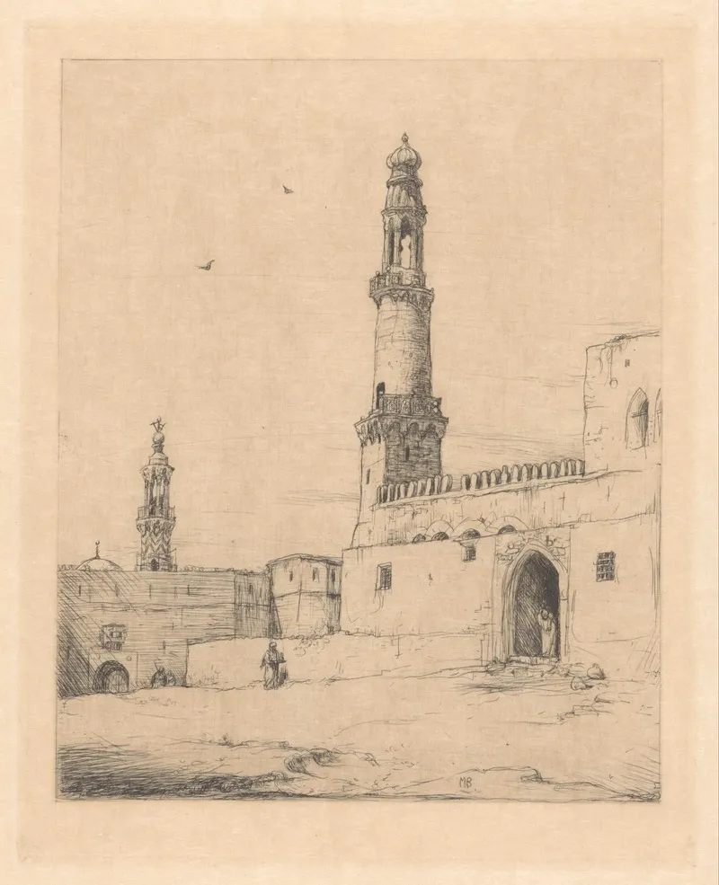 Straataanzicht Met Moskeeen