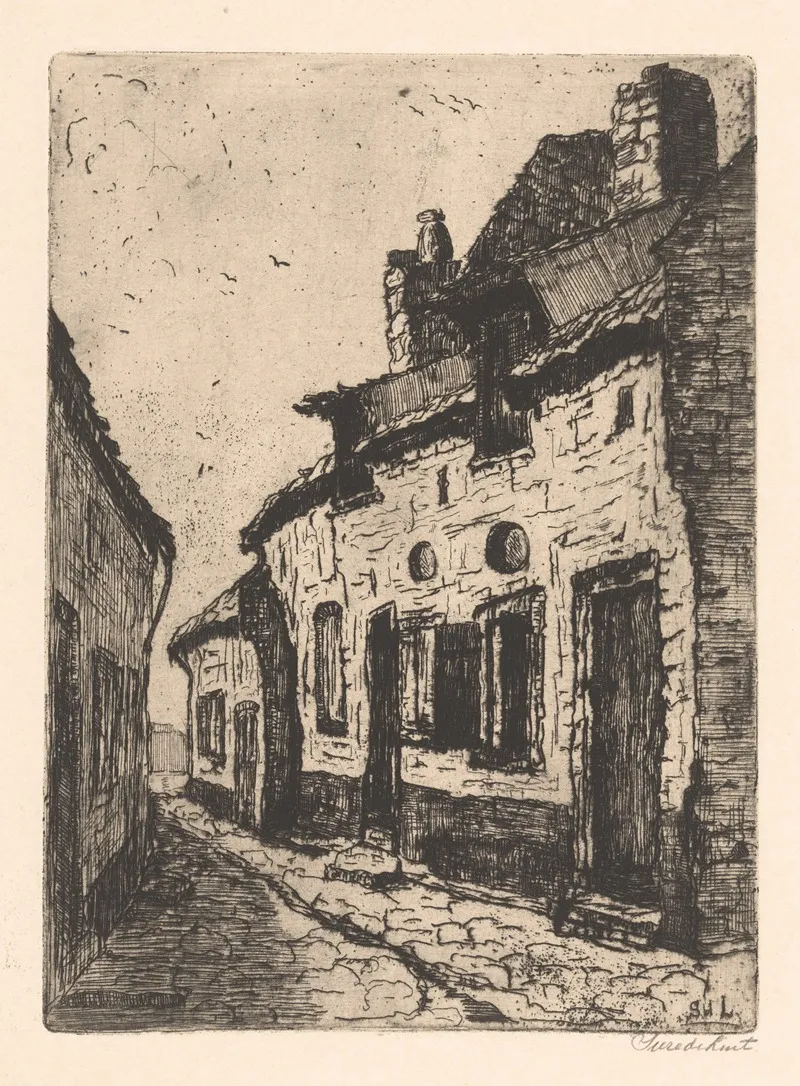Straatgezicht In Maastricht Wall Art by Suze de Lint - High-Resolution Digital Print