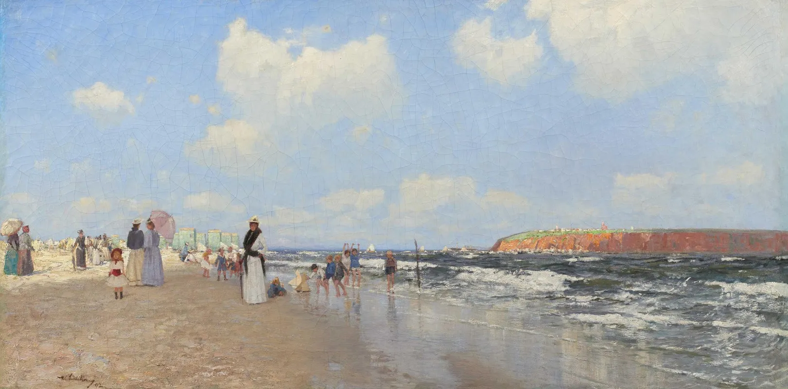 Strandpromenade Von Helgoland