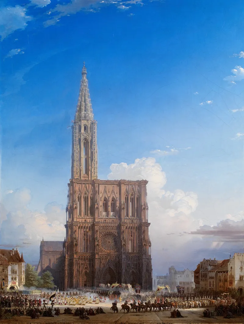 Strasburger Munster Wall Art by August von Bayer - High-Resolution Digital Print