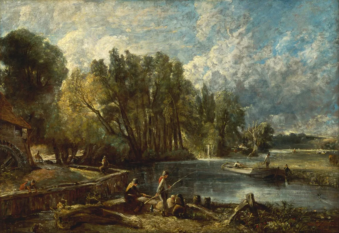 Stratford Mill Wall Art by John Constable - High-Resolution Digital Print